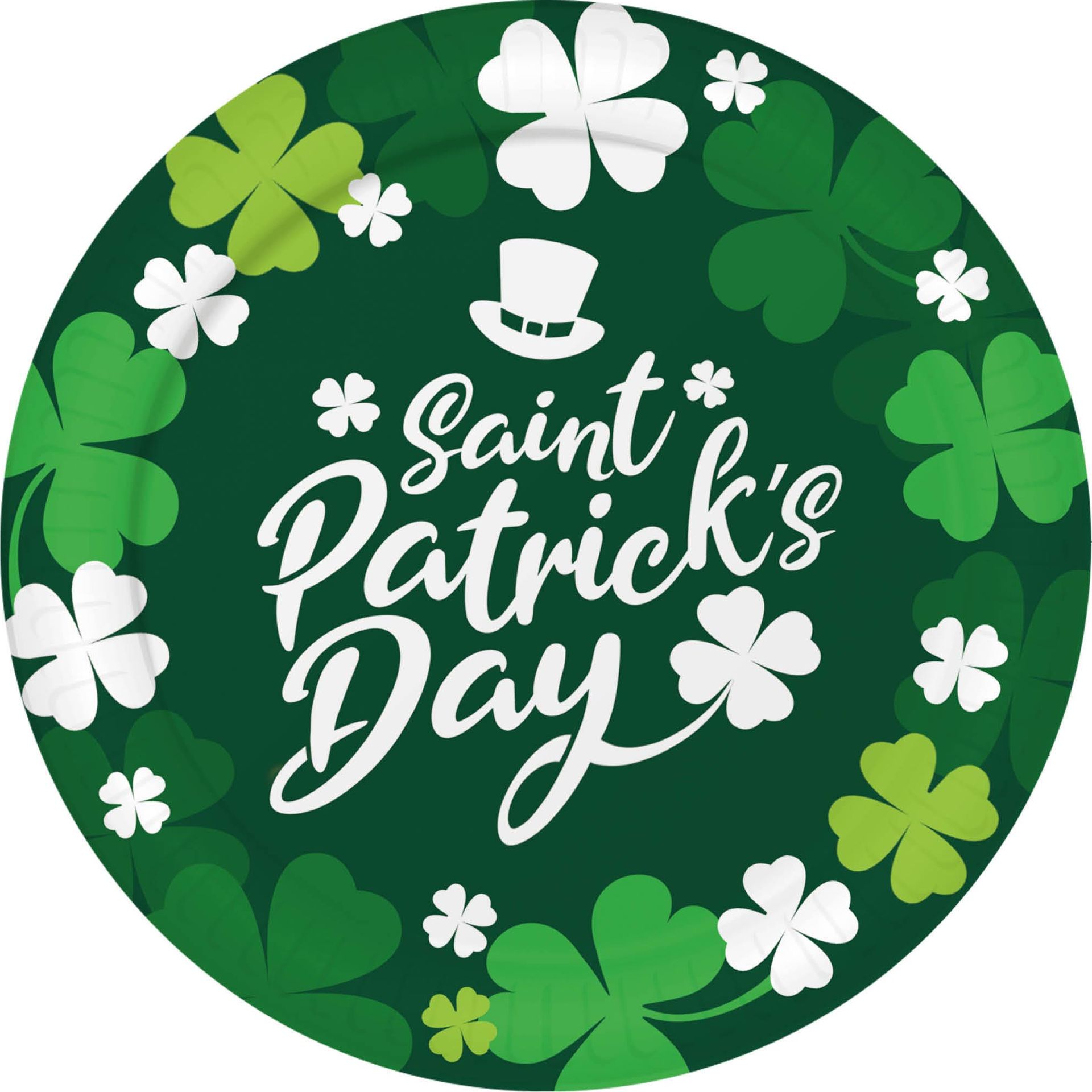 6 eetborden Saint Patrick's Day