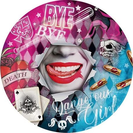 6 papieren eetborden Harley Quinn