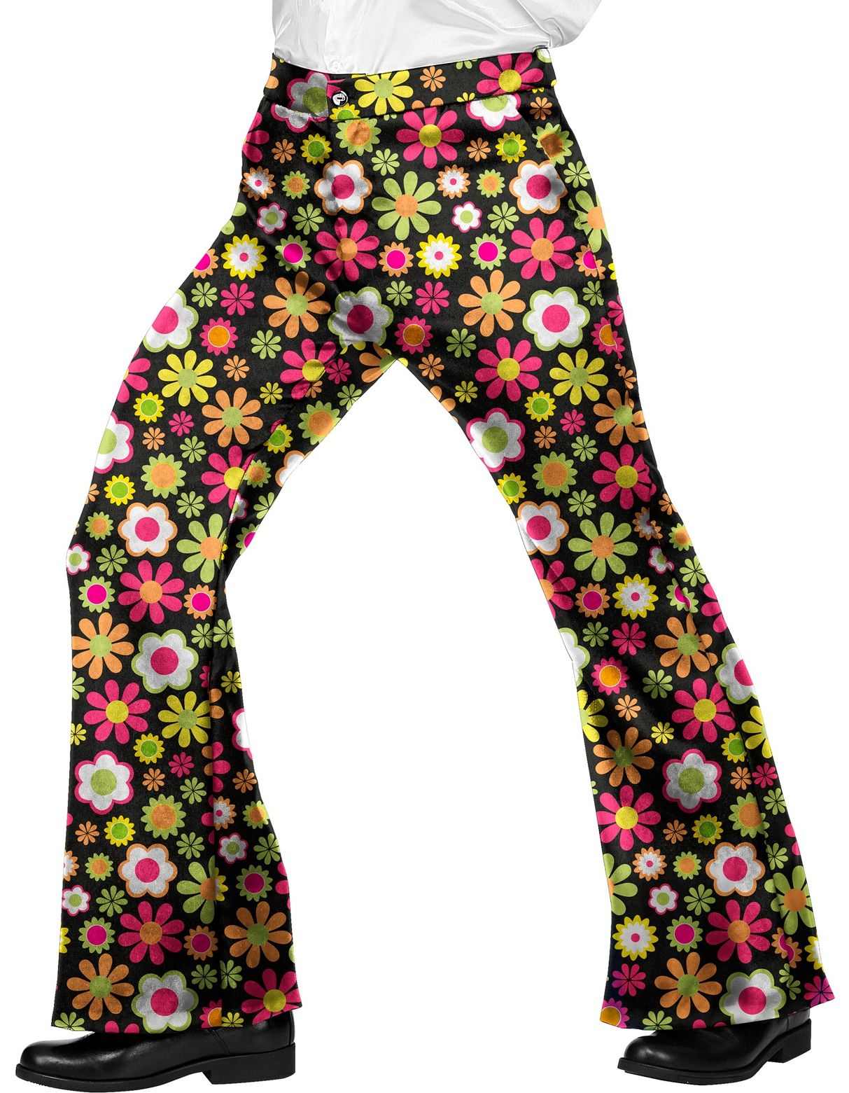 60s hippie broek bloemen mannen