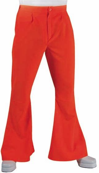 60s hippie broek oranje mannen