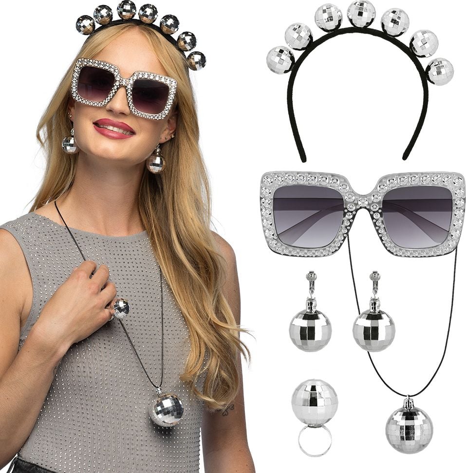 80's Disco Accessoireset 6-Delig