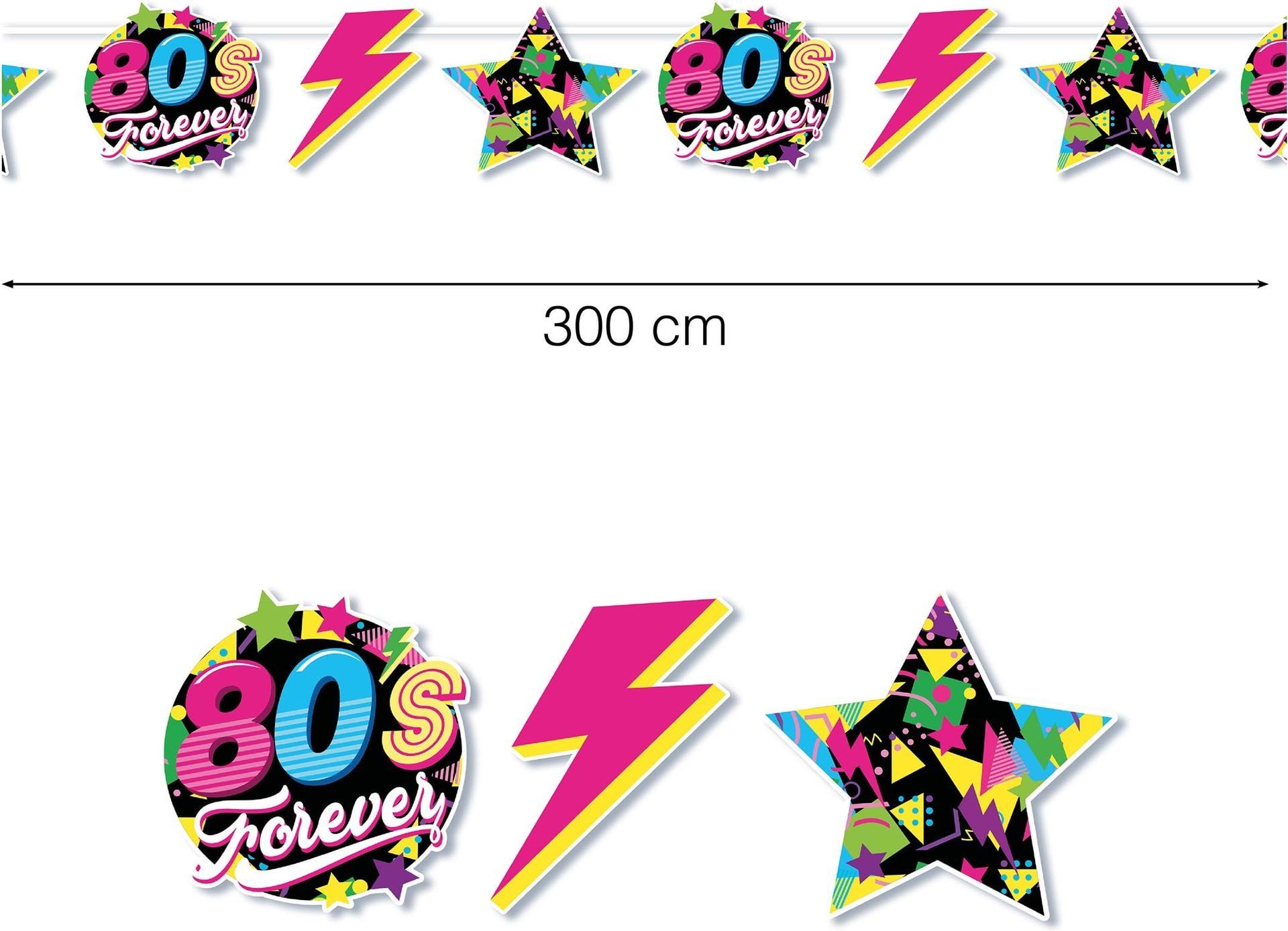 80's Feestslinger Vlaggetjes