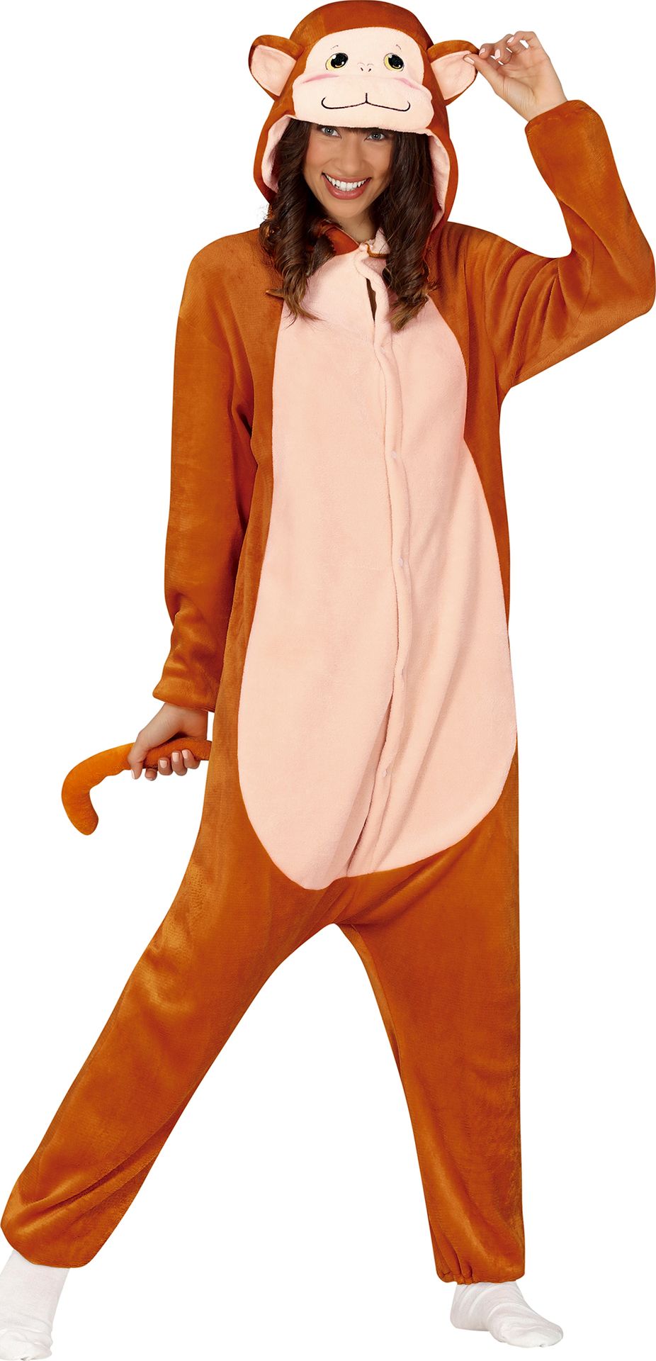 Aap onesie vrouw pluche