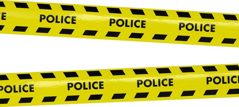 Afzetlint 'POLICE' geel 15m