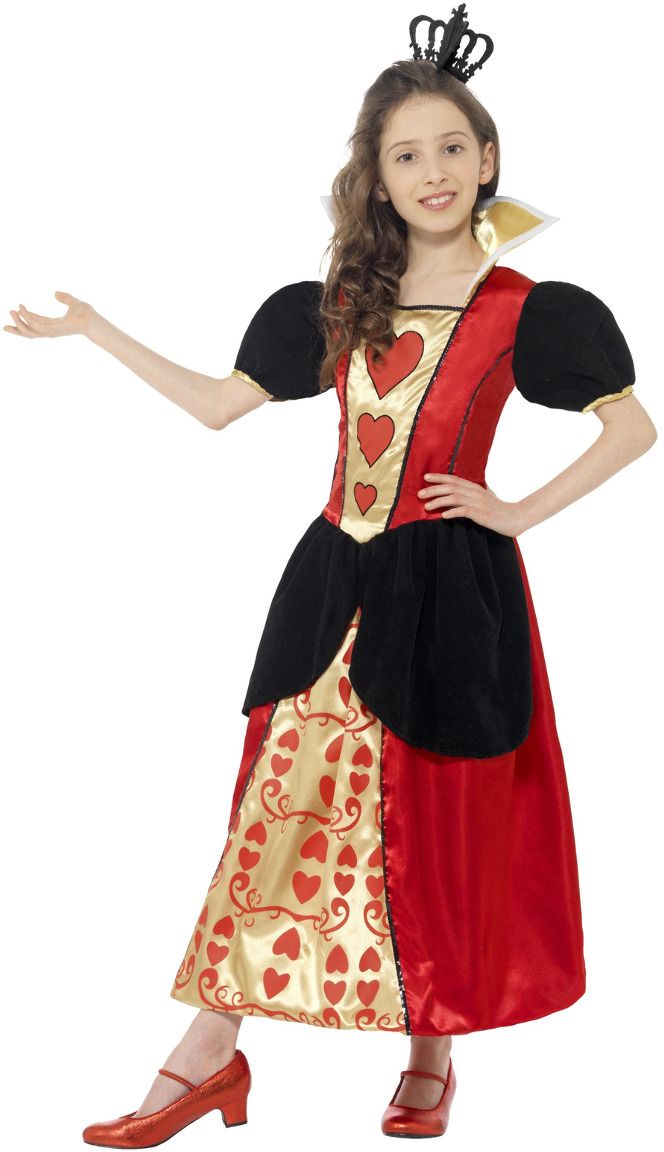 Alice in Wonderland harten koningin kostuum