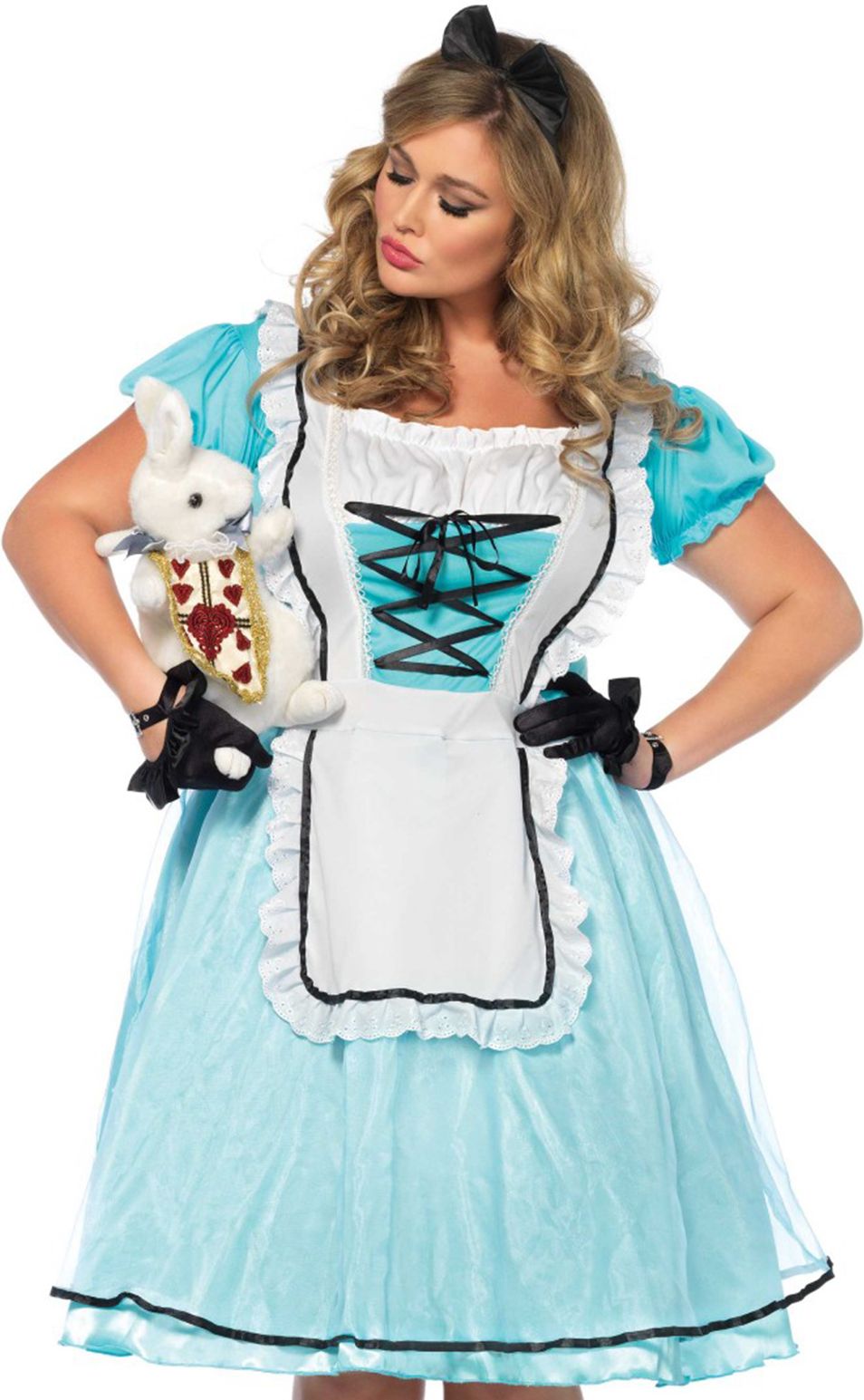 Alice in Wonderland jurk plus size