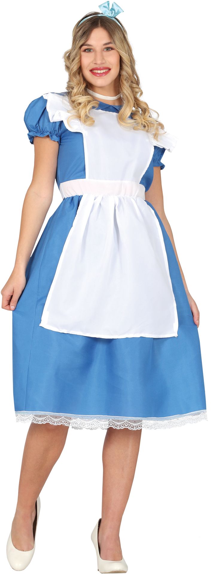 Alice in wonderland lange jurk
