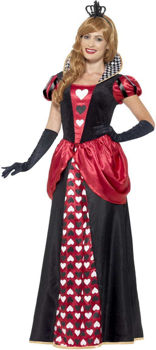 Alice in Wonderland rode koningin outfit