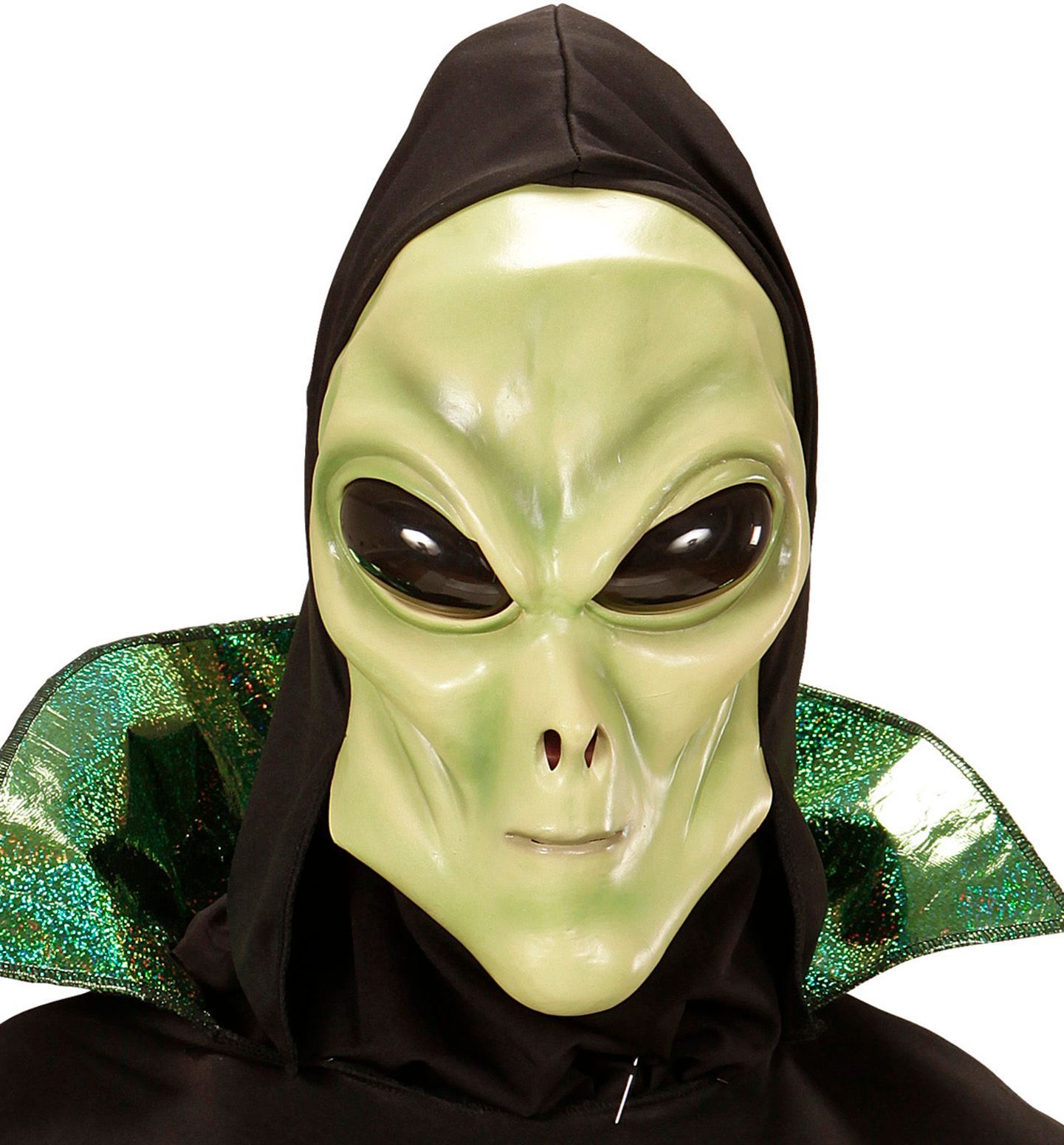 Alien masker met capuchon