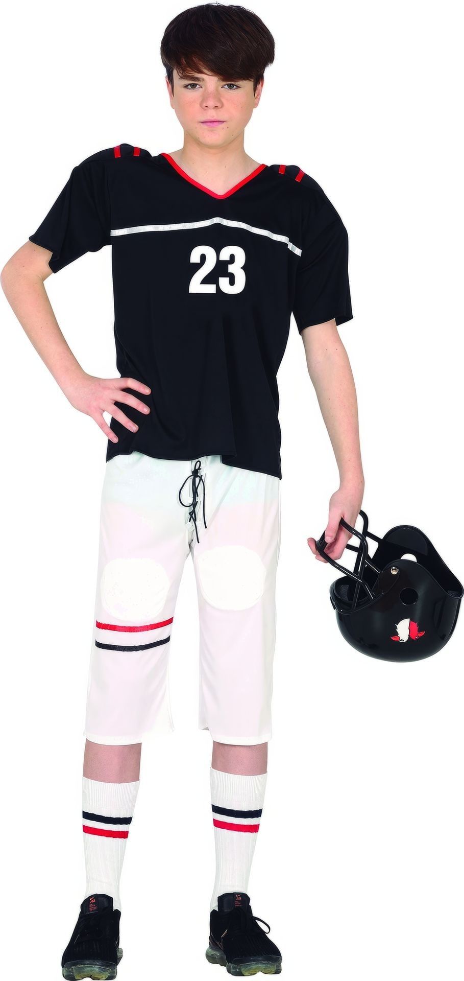 American Football Rugby Outfit Kind Zwart 14-16 Jaar