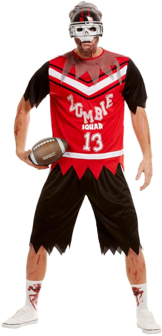 American football zombie outfit