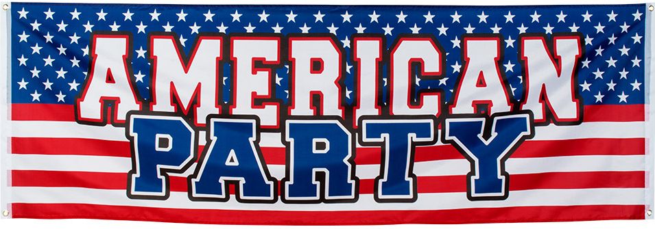 Amerikaans thema banner