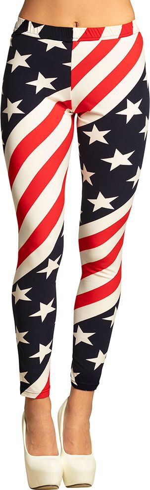 Amerikaanse vlag legging dames