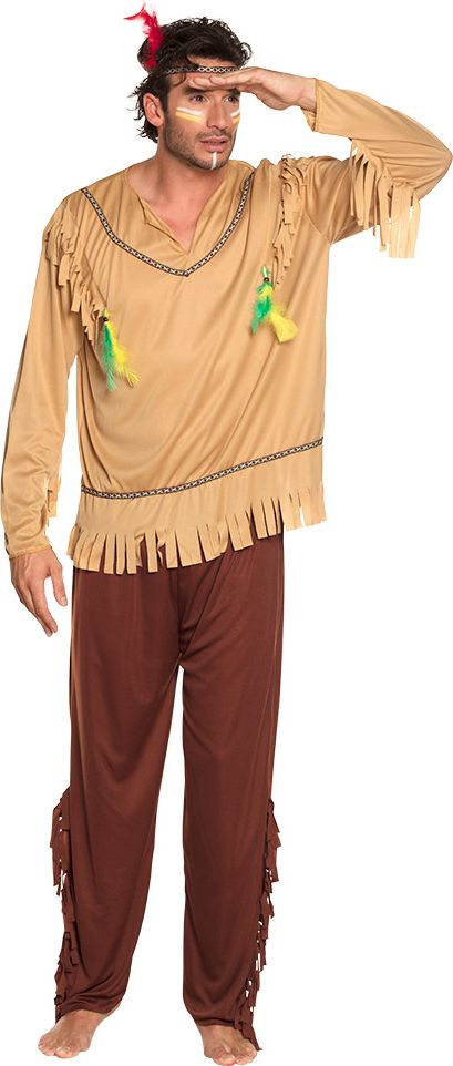 Apache indiaan kostuum heren