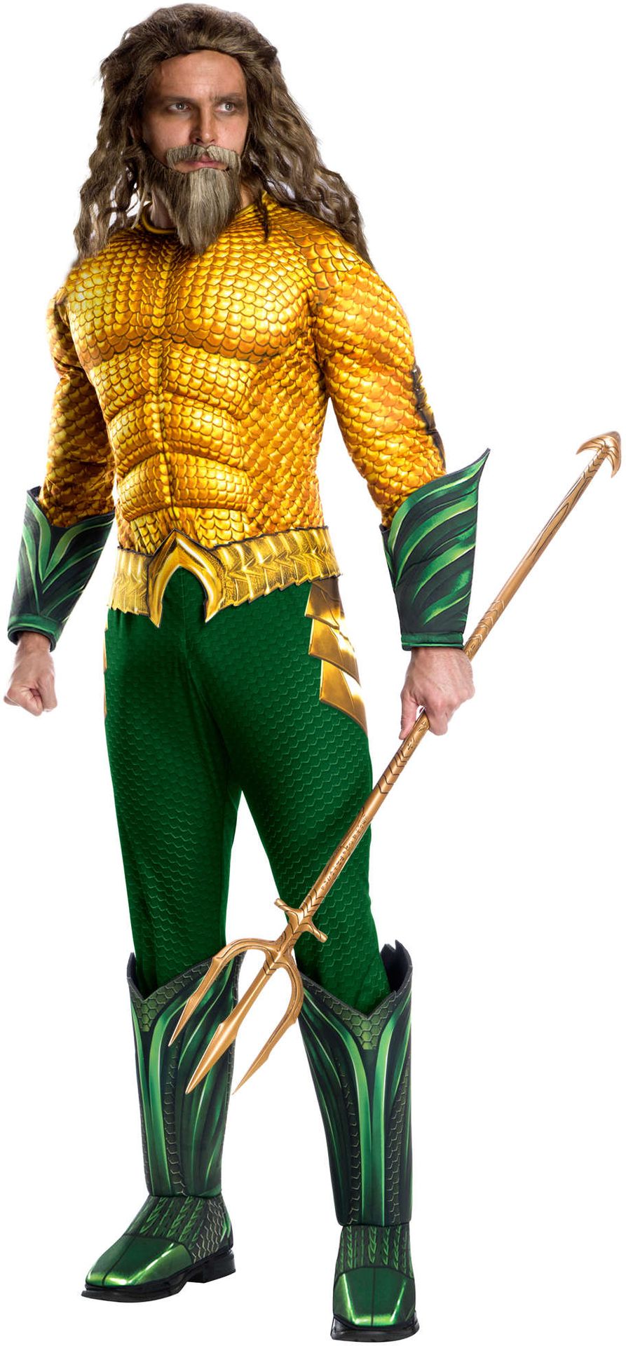Aquaman DC Comics Deluxe Kostuum Gespierd