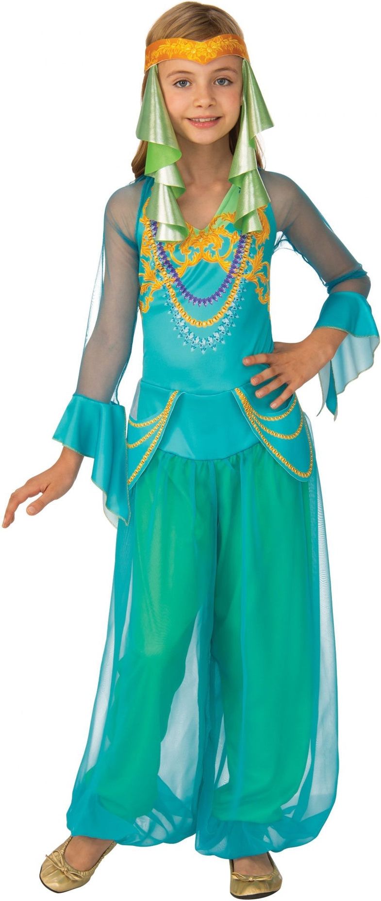 Arabische Danseres Jasmine Outfit Meisjes