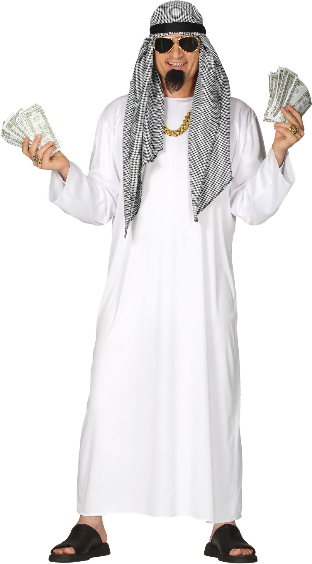 Arabische Sjeik kostuum wit
