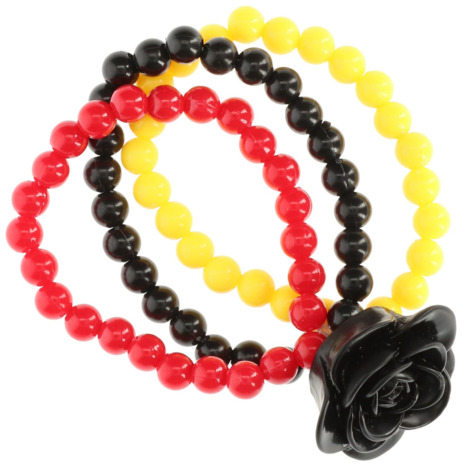 Armband met bloemen belgische vlag