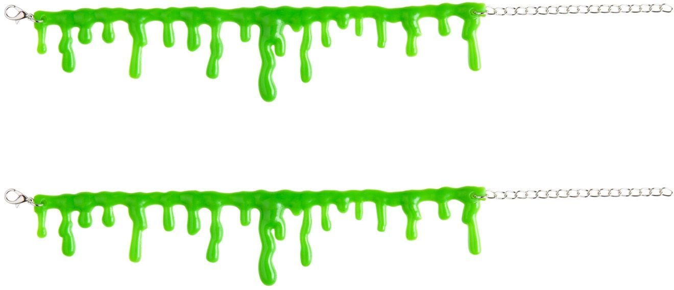 Armband met groen slijm