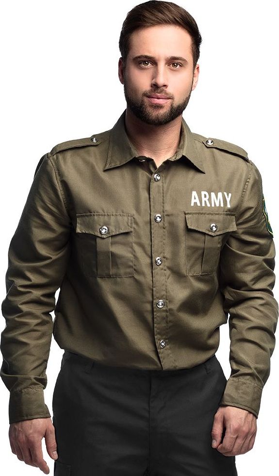 Army blouse groen volwassenen