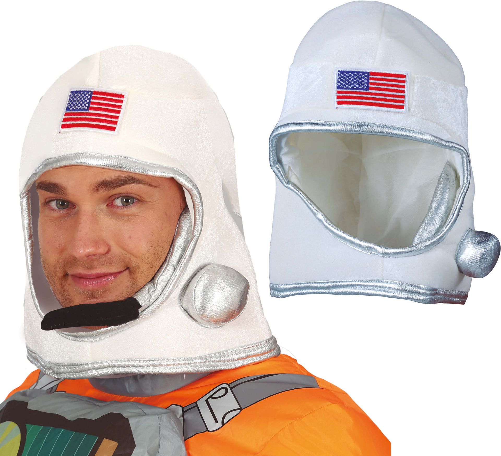 Astronautenhelm Heren Dames Wit