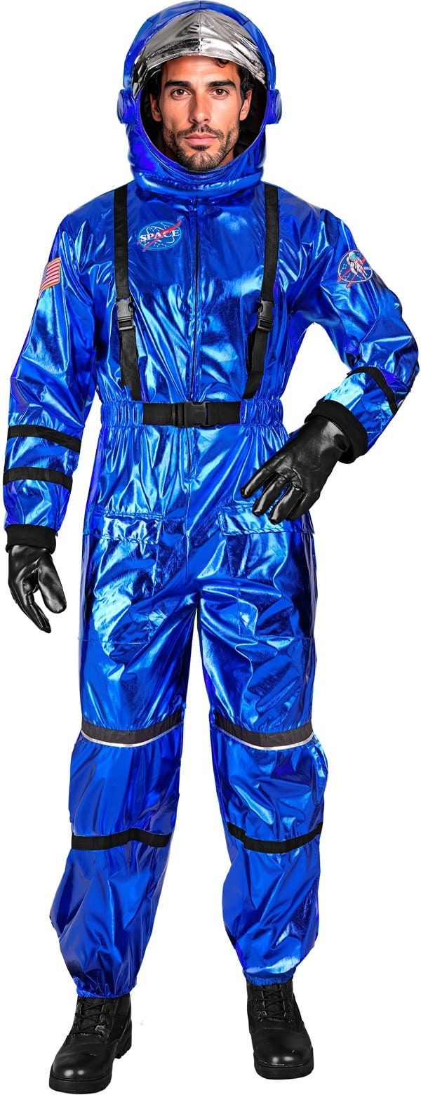 Astronautenpak Blauw Heren