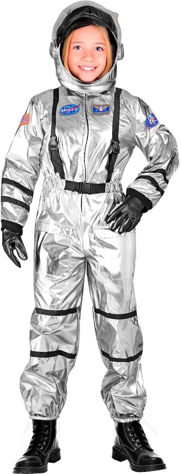 Astronautenpak Zilver Jongens Meisjes