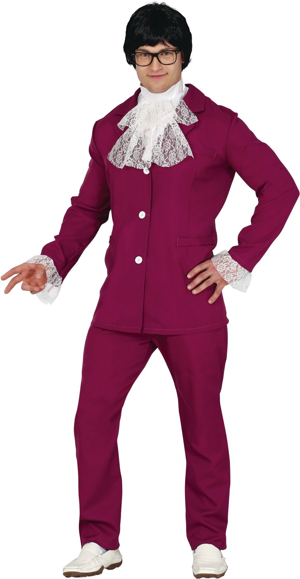 Austin Powers spion outfit heren