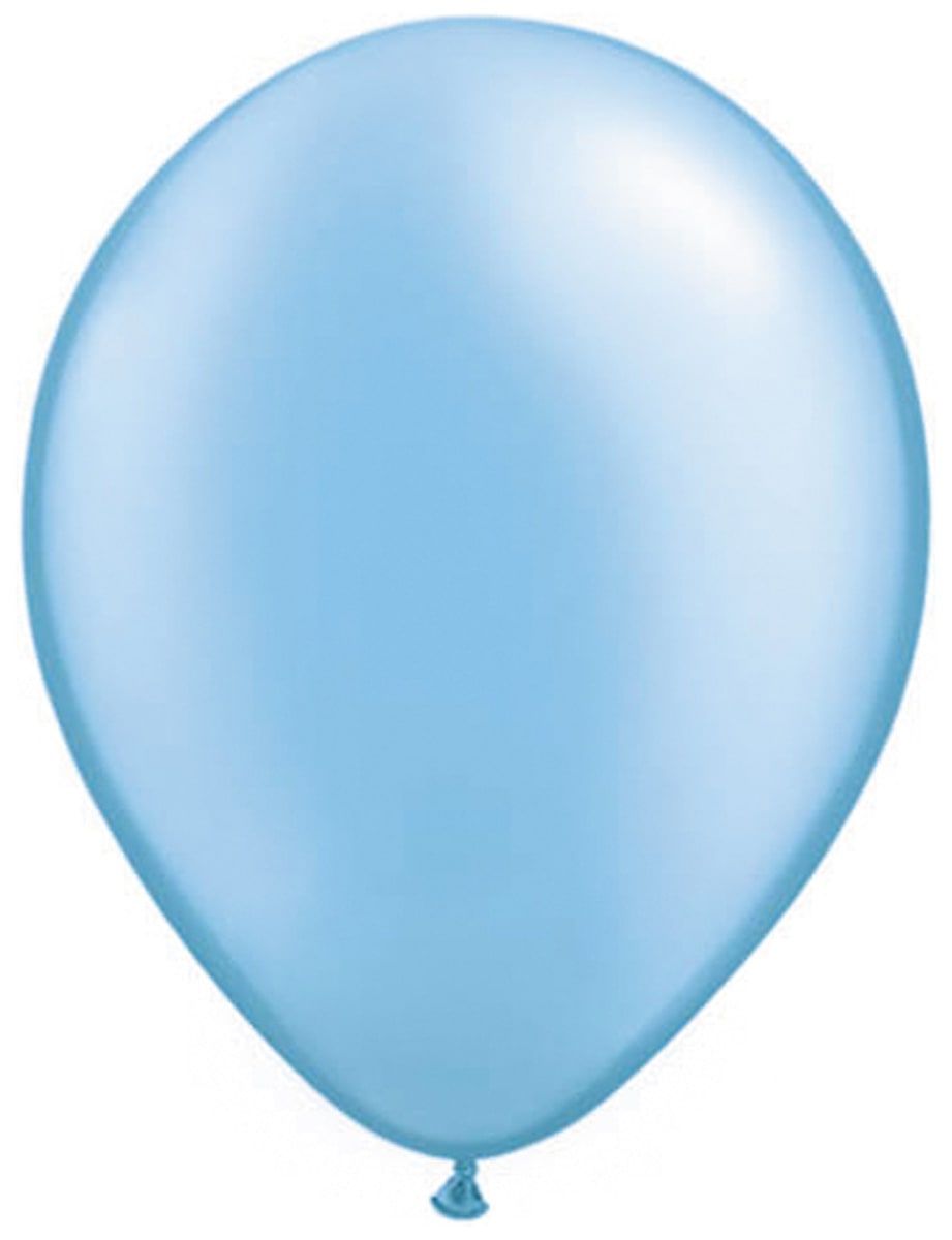 Azuur blauwe ballonnen 100 stuks 28cm