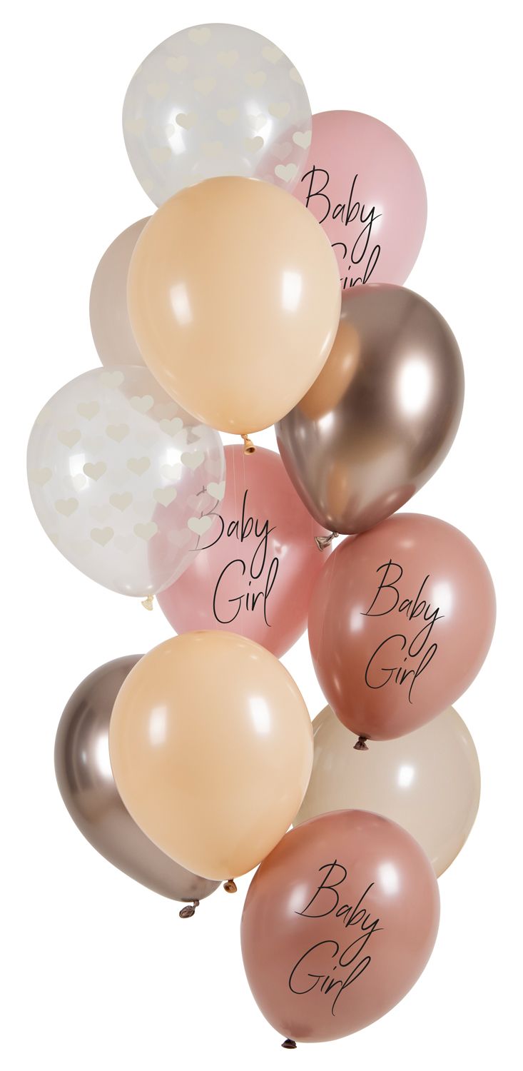 Baby girl ballonnen set