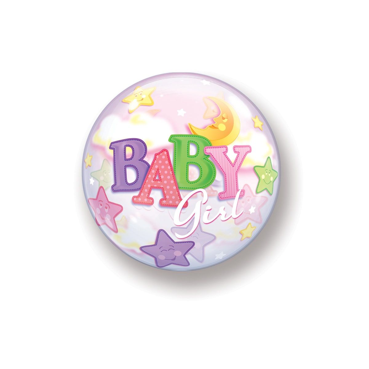 Baby Girl bubbles ballon 56cm