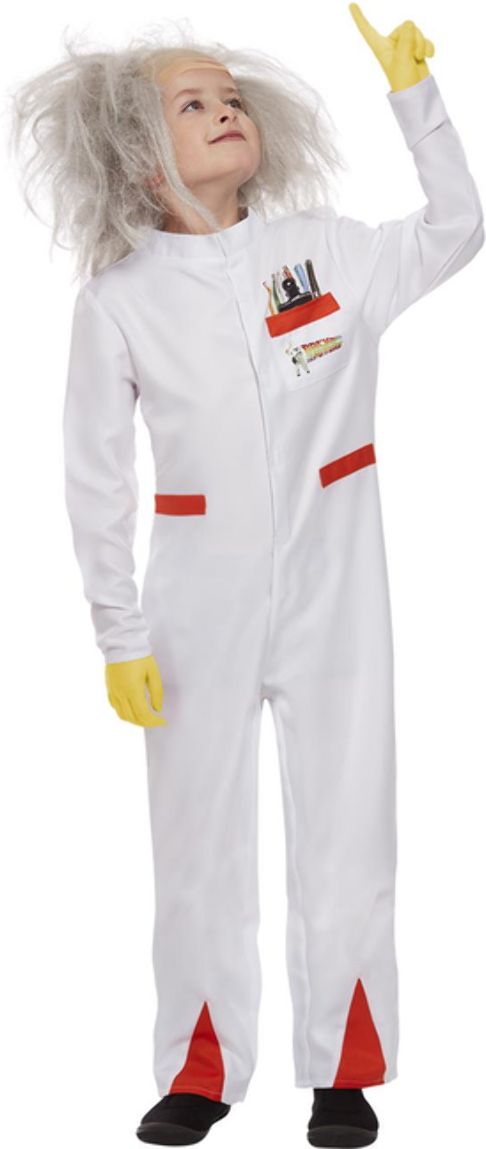 Back To The Future Doc Brown Kostuum Heren Wit