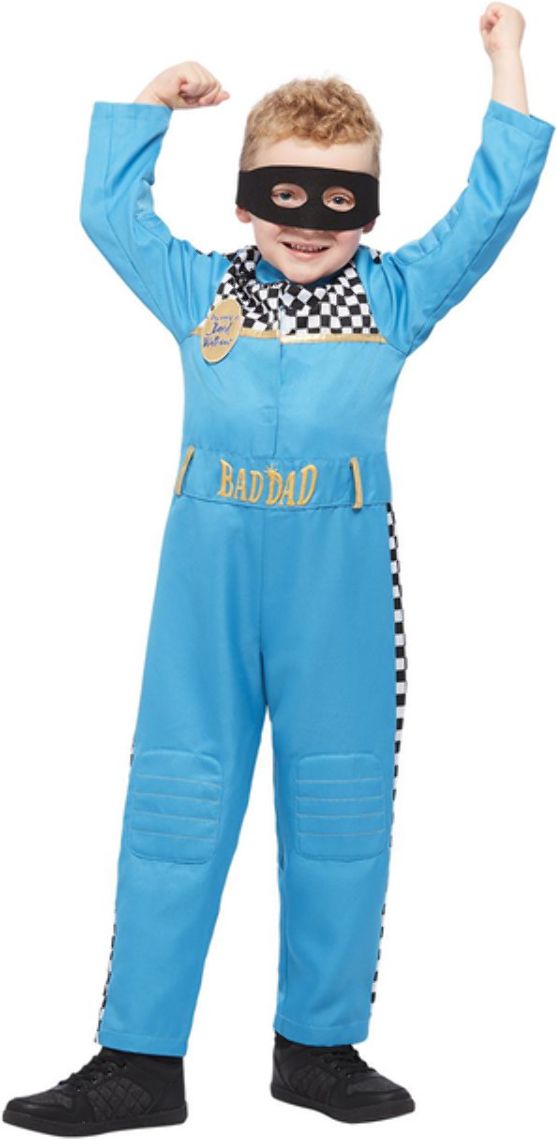 Bad Dad Kostuum Kinderen Blauw