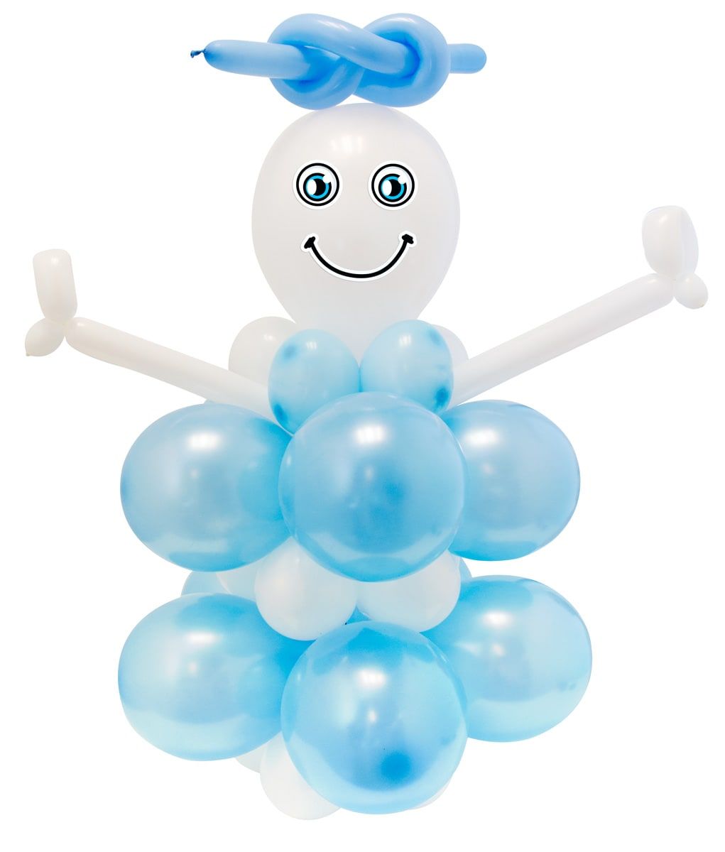 Ballonfiguur knutselset baby jongen