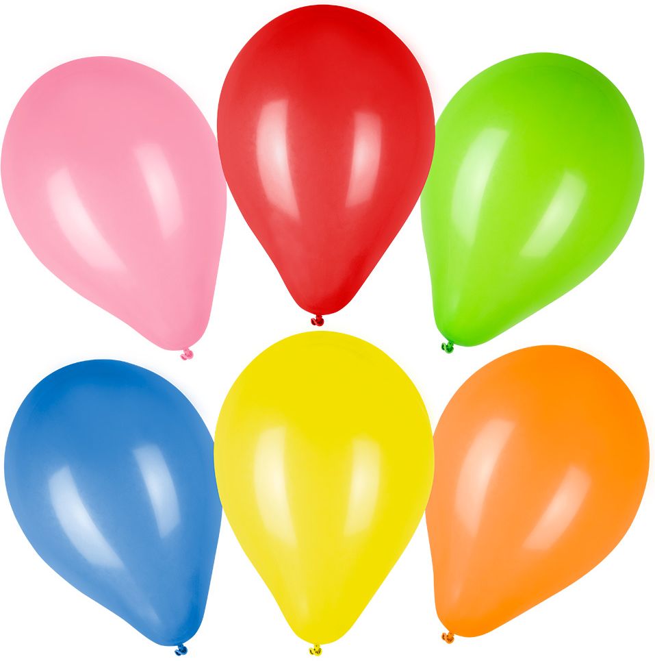 Ballonnen 100 stuks mix kleuren