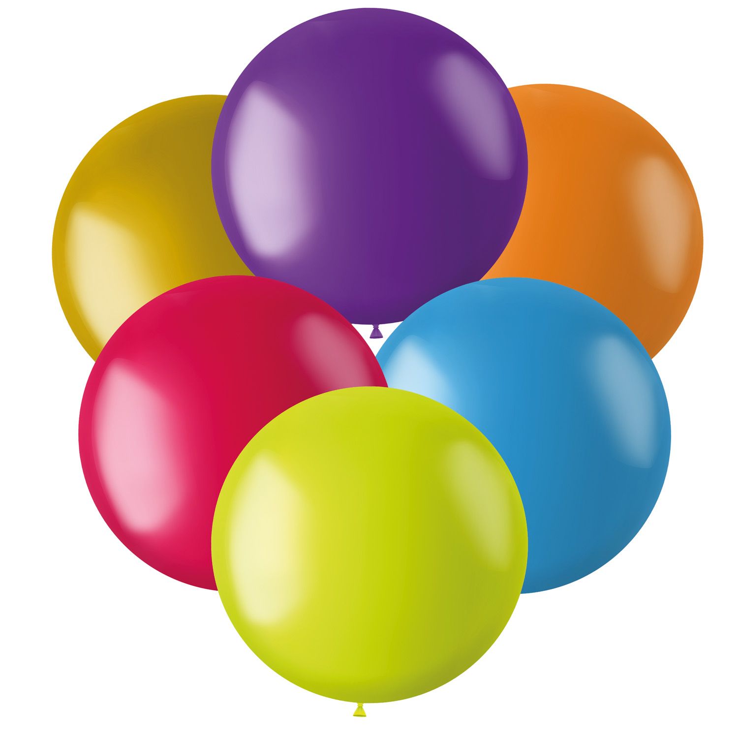 Ballonnen mix groot color pop