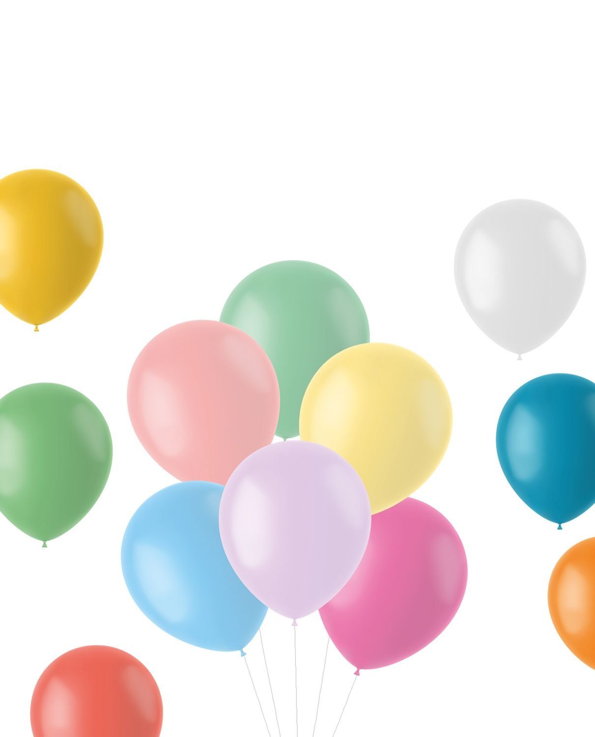Ballonnen mix pastel meerkleurig