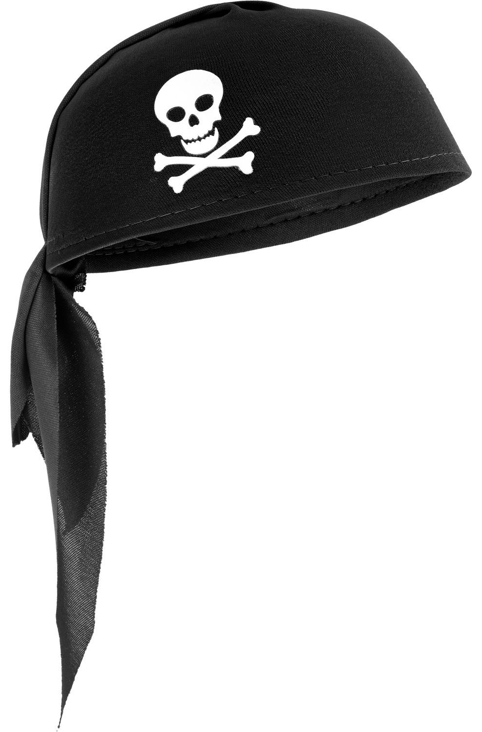Bandana hoed piraten zwart