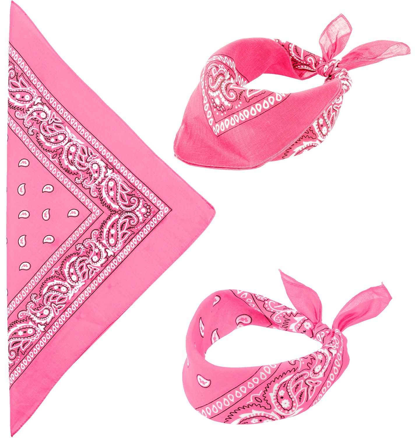 Bandana roze biker