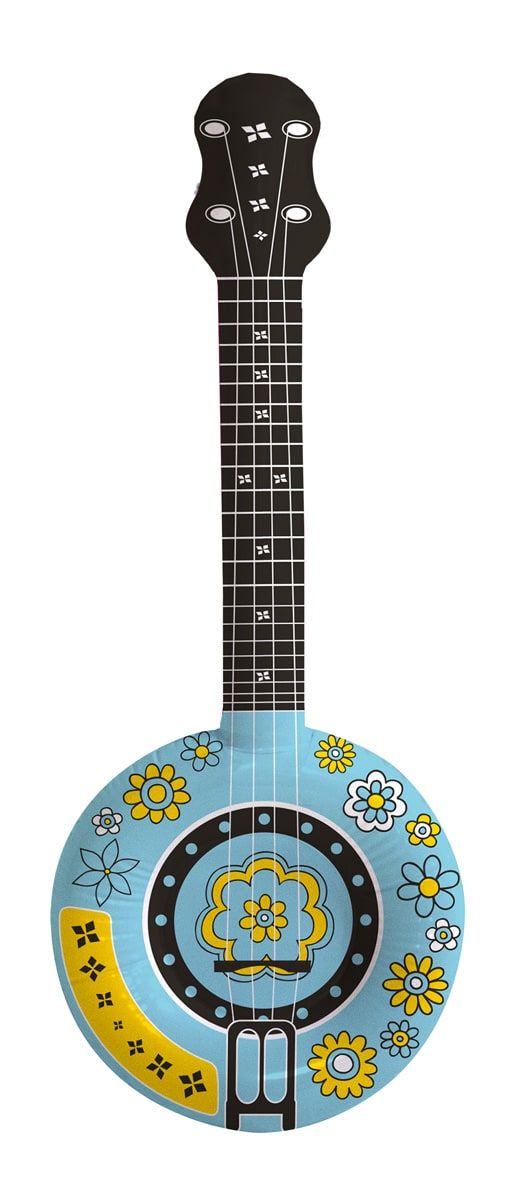 Banjo opblaasbaar blauw 88cm
