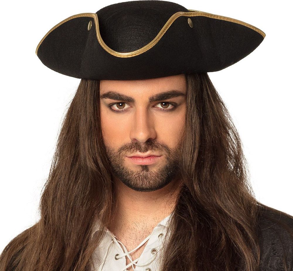 Basic admiraal tricorn hoed