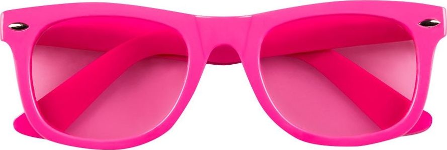 Basic feest bril neon roze