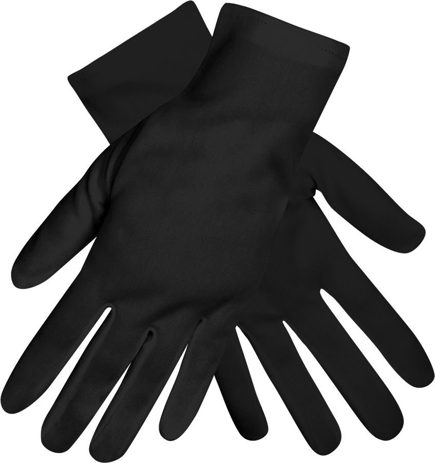 Basic korte zwarte handschoenen