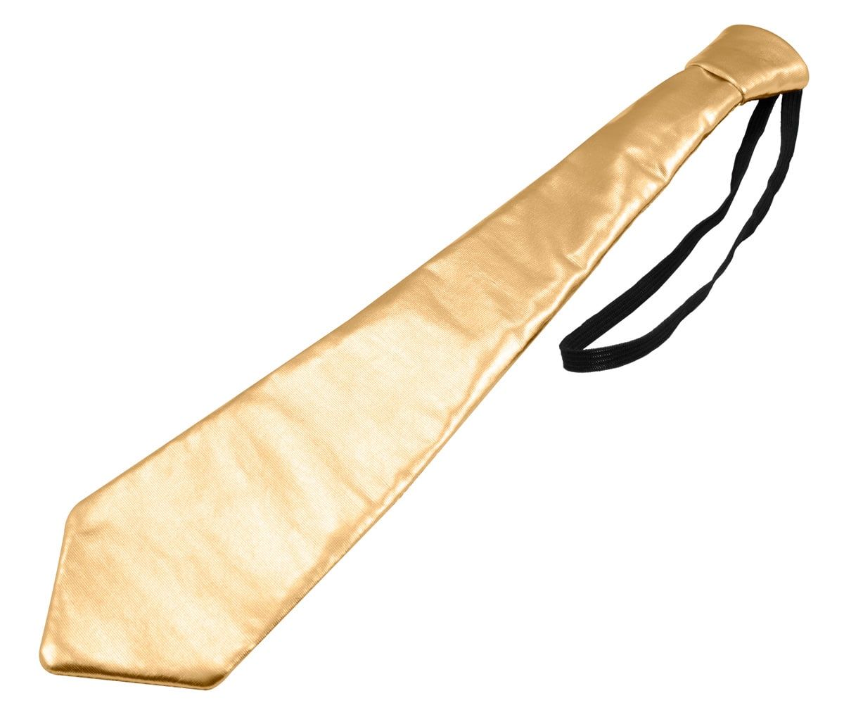 Basic stropdas metallic goud