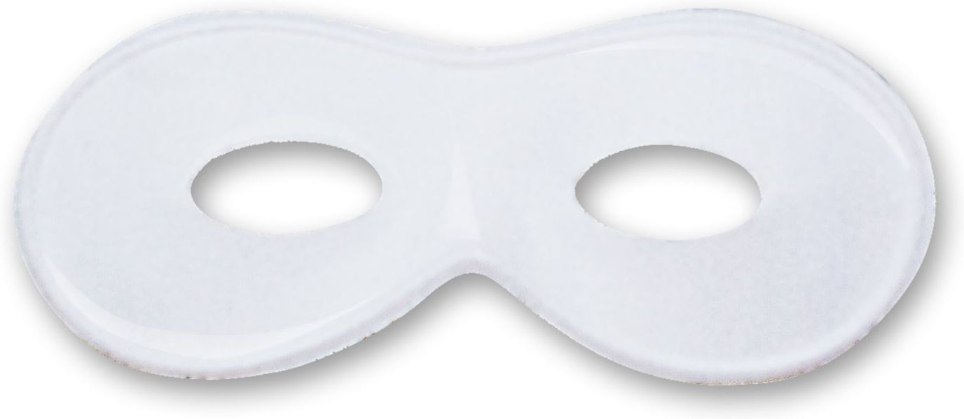 Basic wit oogmasker beschilderbaar