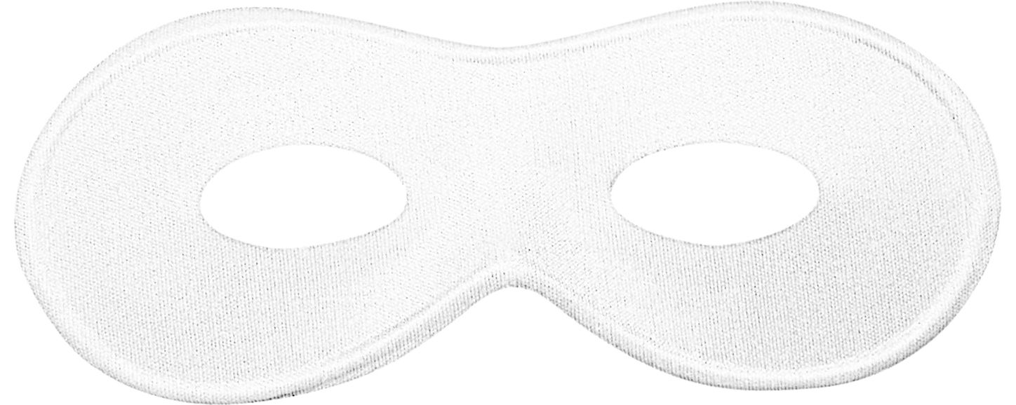 Basis oogmasker wit