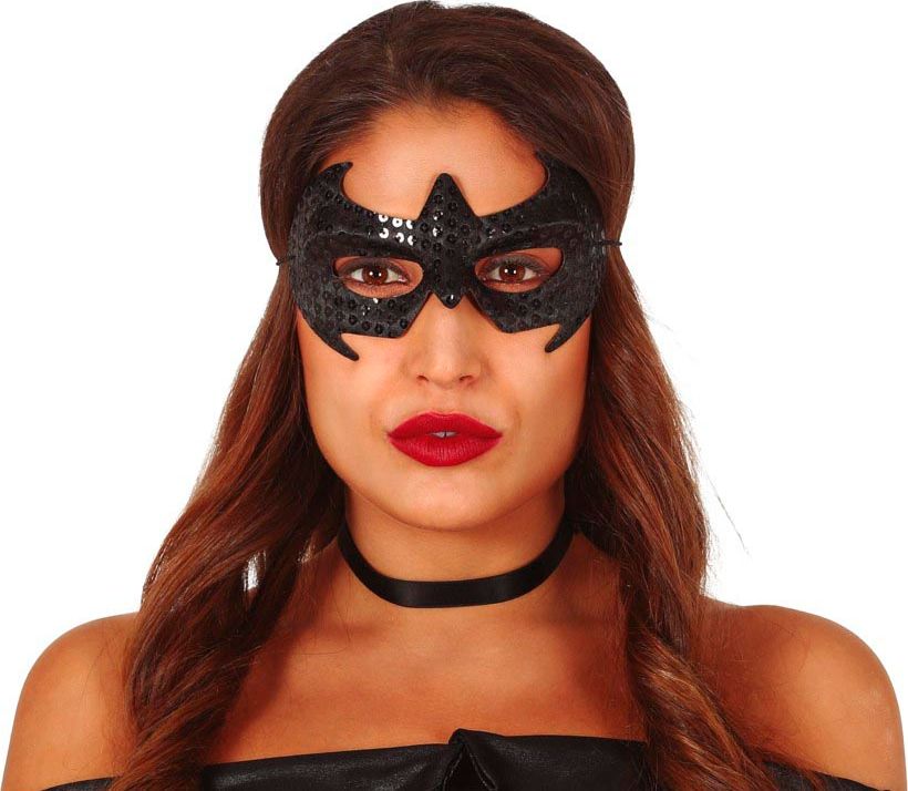 Batman oogmasker zwart