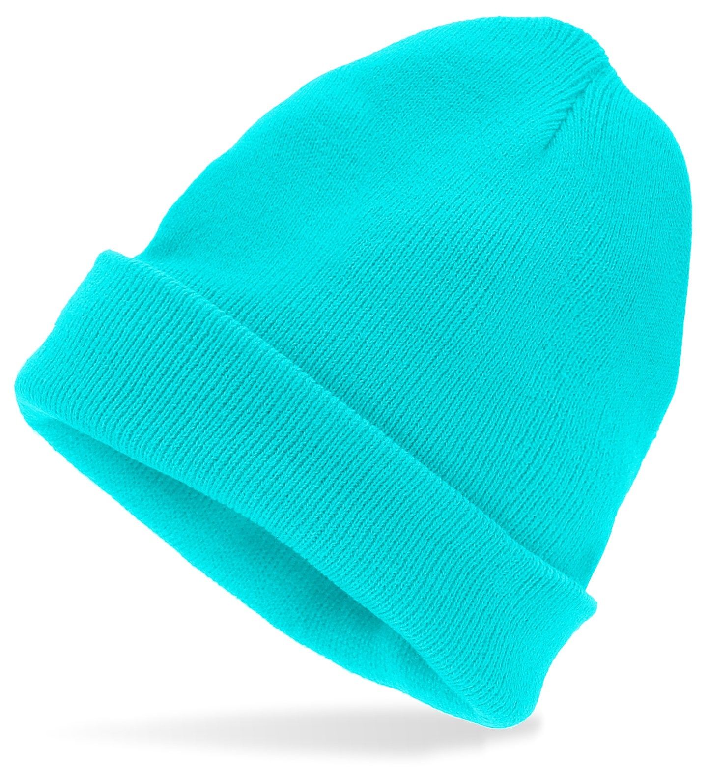 Beanie Carnaval Muts Turquoise Lichtblauw Dames Heren