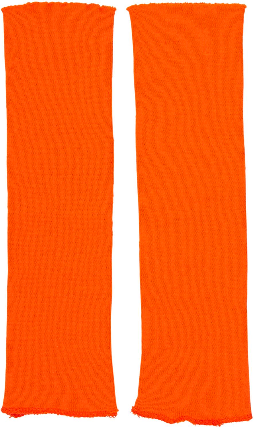 Beenwarmers neon oranje