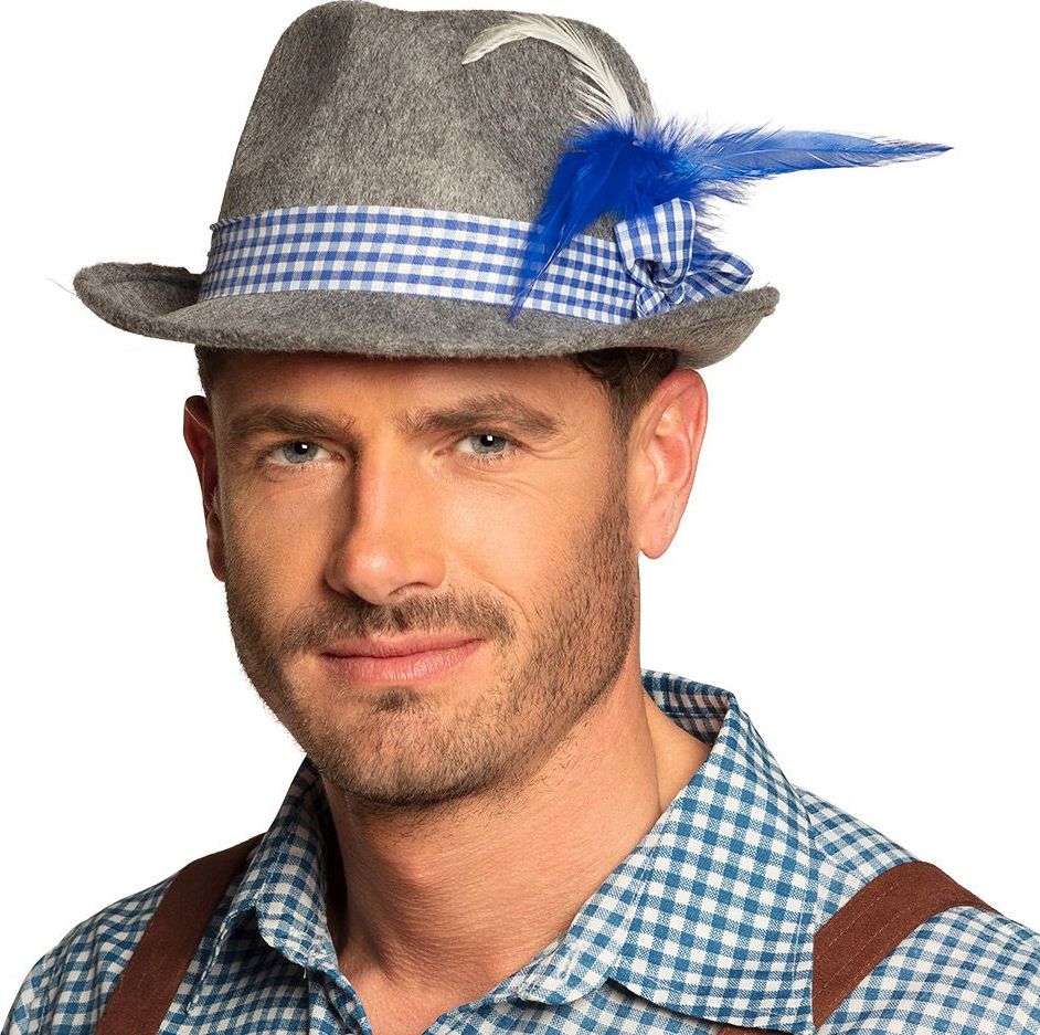 Beiers oktoberfest hoed blauw